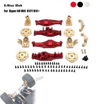 Vorder- und Hinterachsschale Messingbecher C-Sitz Achsabdeckung für Hyper GO MJX H12Y H12+ Metall-Upgrade-Teile RC Crawler Car Truck Buggy