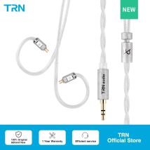 Cavo placcato argento in rame monocristallo ad alta purezza TRN Ice Eel 3,5 mm/4,4 mm 0,78/2 pin compatibile
