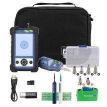 Fiber Optic Inspection Probe 400X Magnification Video Scope with 4 UPC Tips +2.5mm APC Male Tip +SC/APC Tip + Fiber Cleaner