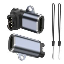Typ-C-Ladeadapter für Garmin Fenix 7 6 6X 5S 5X Plus/Instinct 2/Venu 2/Vivoactive 4 3/Forerunner 965 955 945 935 Konverter