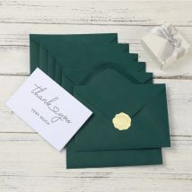 50 teile/los Grün 18x13 cm Umschläge für Hochzeit Einladungen Business Autohesion 120g Papier Schreibwaren Lagerung Tasche