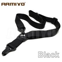 Armiyo Tactical Mission S2 S3 S4 2-Punkt verstellbarer Schultergurt Gun Sling Nylongürtel Jagd Tragetasche Umfang usw. Zubehör