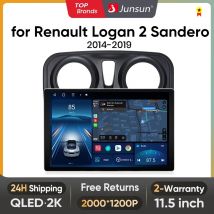 Junsun x7 pro 11.5 "2k drahtloses Carplay Android Auto Autoradio für Renault Logan 2 Sandero 2014-2018 Multimedia Autoradio
