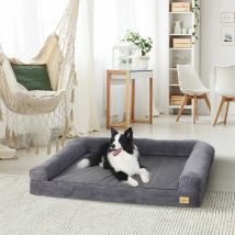 Letto per cani Materasso ortopedico extra large per animali domestici Cuscino per letto per dormire con fodera lavabile rimovibile Schiuma morbida in spugna