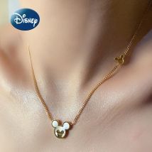 Disney Neue Mickey Halskette Luxus Marke Mode frauen Halskette Titan Stahl Schlüsselbein Mode
