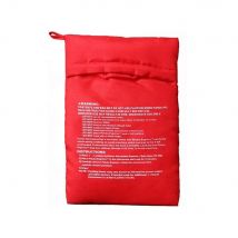 Microwave Potato Bag Reusable Express Microwave Potato Cooker Bag Baked Potato Cooker Perfect Potatoes 4 Minutes Red Baked Pouch