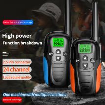 2PCS Bambini Portatile All'aperto Per Bambini Radio Bidirezionale 6KM Ricevitore Walkie-Talkie Radio Comunicador Giocattoli Per Le Ragazze Dei Ragazzi PMR446