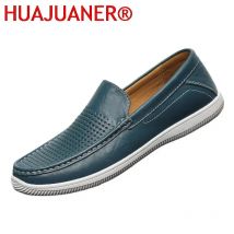 Luxus männer Echte Leder Schuhe Mann Bequeme Slip auf Mokassins Weiche Anti-slip Atmungsaktive Loafer Schuhe Männer Casual schuhe