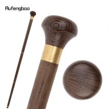 Brauner hölzerner traditioneller Mode-Gehstock, dekorativer Cospaly-Party-Holzgehstock, Halloween-Streitkolben-Zauberstab, Crosier, 88 cm