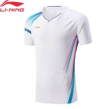 Li-Ning Unisex-Badminton-Trikot LN BACTERIA PROOF & LN FAST DRY 93 % Polyester 7 % Elastan LiNing Competition Tee Tops AAYV165