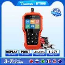 VDIAGTOOL BT500 6V 12V 24V Autobatterietester mit Wellenformdiagramm Kfz-Diagnoseanalysator Fahrzeugscanner-Tool