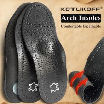 KOTLIKOFF Sottopiede per scarpe Solette ortopediche in pelle Piedi piatti Supporto per arco alto Scarpe ortopediche Suola O/X Inserto corretto per gamba