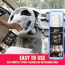 Detergente in schiuma multifunzionale Rimozione e pulizia delle macchie interne dell'auto Sedile in pelle Detergente in schiuma per la casa Spray Manutenzione Lavaggio