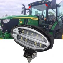 Światło LED JALN7 do ciągników, owalne, 6.7 cala, do Deere 45W, uniwersalne, do kombajnów Buhler Massey Ferguson, kombajnów do zbioru bawełny.