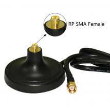 1pc Antennen basis verlängerung 50-3/rg58 Kabel sma/bnc/tnc Stecker adapter 1m schwacher Magnetismus Sauger