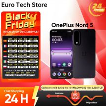 Nowy smartfon OnePlus Nord 5 5G Snapdragon ™   8s Gen 3 6,83” Wyświetlacz AMOLED 144 Hz 5200mAh 80W SUPERVOOC Podwójne aparatury 50MP