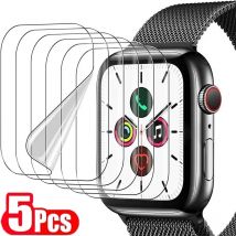 5PCS Pellicola protettiva per Apple Watch 9 5 6 SE 40mm 44mm 41mm 45mm Protezione schermo per Apple Watch 5 6 7 8 9 41mm 45mm 40mm 44mm