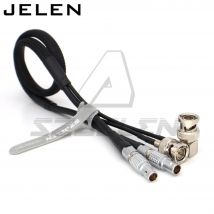 2 pin to 2pin Cable forTeradek Bolt Pro 1000/3000ft power cable and SDI camera monitor SDI line, BNC plug to BNC plug