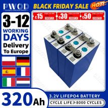 Nuovo 3.2V 105AH Lifepo4 Batteria 6000 Cicli Batteria Ricaricabile di Sicurezza FAI DA TE 12V 24V 48V Per Il Campeggio Golf Cart Yacht Backup Marine