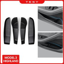 Per Tesla Modello 3 Highland 2024 Porta Laterale Scatola di Immagazzinaggio Anteriore Lato Posteriore Porta TPE Organizzatore di Immagazzinaggio Vassoio Accessori Interni