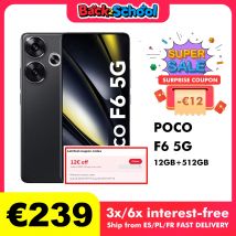 POCO F6 5G teléfono inteligente, versión Global, NFC, Snapdragon®Cargador Turbo 8s Gen 3 120Hz 90W, batería de 5000mAh