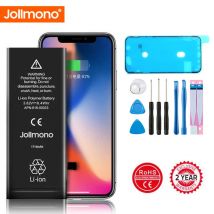 2024 Jollmono Telefon Batterie Für iPhone Batterie 5S 5 6S 6 7 8 Plus X SE SE2 XR XS 11 12 13 Mini Pro Max Ersatz Bateria Werkzeuge