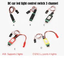 Lámpara LED para coche de Control remoto, sistema de Panel de interruptor de Control de luz, encendido/apagado, 3 canales para 1/10 Crawler Buggy Vehicle, accesorios para modelos de carretera