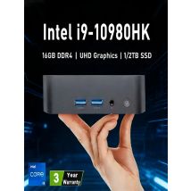 Mini PC Windows 11 Pro Intel Core i9 10980HK 16GB DDR4 1TB SSD PC Gamer Computer Dual WIFI 6 BT5.2 4K HD Mini Gaming Pc Desktop
