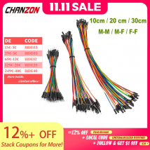 Miedziany przewód mostkujący Dupont kabel 10cm 20cm 30cm męski żeński 24AWG bez lutowania elastyczne złącze liniowe dla DIY Arduino deska do krojenia chleba