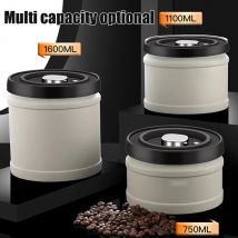 Contenitore ermetico per la conservazione dei chicchi di caffè in acciaio inossidabile da 750ml contenitore per la conservazione degli alimenti sottovuoto per barattolo di tè