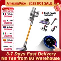 (Kod promocyjny: EU6006) Bezprzewodowy Odkurzacz Ręczny ABIR VC205, 27000PA, Inteligentny Czujnik Kurzu, Ekran Dotykowy LED, Automatyczna Kontrola Prędkości, Przenośny Bezprzewodowy Zabójca Roztoczy