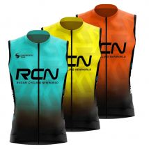 Rcn primavera y otoño nueva camiseta de Ciclismo a prueba de viento chaleco bicicleta sin mangas ligero transpirable chaleco bicicleta ropa Ciclismo