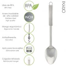 Cuchara de servir cocina acero inoxidable 7 x 30,5 (alt.) centímetros.