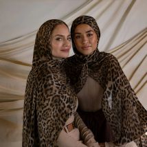Große Größe, klassisches Kopftuch mit Leopardenmuster, Bandanas, muslimische Frauen, trendige Voile, weiche Hijab-Tücher, beliebter Stil, langer Schal, Kopfbedeckungen
