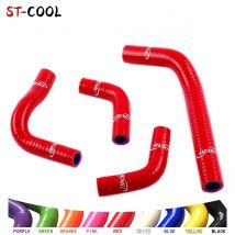 For 2004-2009 Honda CRF 250R CRF250R CRF 250 X CRF250X Silicone Radiator Hoses 2005 2006 2007 2008 Tubes Kit 4Pcs 10 Colors