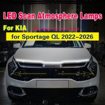 Flexible LED Auto Motorhaube Dekorative Lichtleiste Wasserdichte LED Start-Scan Tagfahrlicht Für Kia Sportage QL 2022-2026