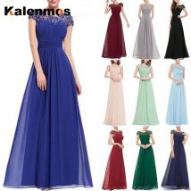 Lange Kleid Frauen Party Nacht Spitze Kleider Sexy Chiffon Hohe Taille Tanz Hochzeit Prom Brautjungfer Maxi Y2k Kleider Sommer Vestidos