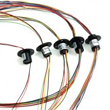 2/4//6/8/12/18 Channel Micro Rotate Slip Ring 2A Diameter 12.5mm For RC Excavator Model DIY PTZ Gimbal Electric Collector Rings