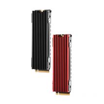 FinalCool Glacier M2 M.2 2280 SSD heatsink, Double-Sided Heat Sink, with Thermal Silicone pad for PC / PS5 M.2 PCIE NVMe SSD