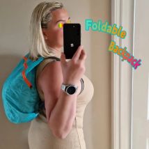 Kompakter faltbarer Rucksack – leichter, wasserdichter Tagesrucksack für Reisen, Wandern und Sport