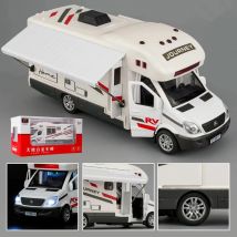 Neue antike große Sprinter mpv van spint rv Legierung Auto Druckguss Spielzeug auto Modell Sound und Licht Kinder Spielzeug Sammlerstücke Geburtstags geschenk
