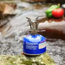 BRS-05 Super Mini Camping Stove Lightweight Mountaineering Stove 1.94kw Gas Stove Aluminum Magnesium Alloy Gas Stove Weight 90g
