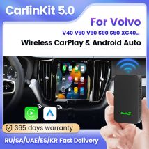 Carlinkit 5.0 Android Auto Senza Fili Per Volvo V40 V60 Xc60 2015-2022 Car play Adattatore Senza Fili Wifi GPS Bluetooth Plug & Play