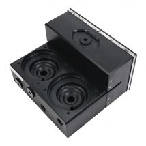 IceManCooler Double D5 Water Cooling Pump Box Double CD-ROM Integrated Water Tank POM Tank Dual Drive Reservoir