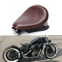 Per Honda Bobber Shadow VT 600 700 1300 per Suzuki Bobber moto molla Solo sedile Base sella in pelle sedile del conducente accessori