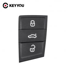 KEYYOU 3-przyciskowy gumowy pilot zdalnego sterowania do Volkswagen VW Golf 7 4 5 Mk4 6 do Skoda Octavia do Seat Leon Ibiza Altea Key Fob
