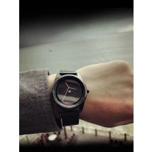 Enmex kreatives Design Herren-Armbanduhr Zweigkonzept kurzes Canvas-Armband einfaches Gesicht Natur Mode Quarz Damenuhren