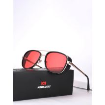 Tony Stark Sunglasses Man Woman Steampunk Sun Glasses Male Vintage Gradient Red Sunglass UV400