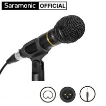 Saramonic SR-MV58 Dynamic Handheld Microphone for Live Shows Theaters Rehearsals Meetings Streaming Youtube Blogger Vlog