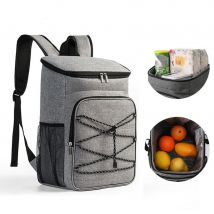 Neue 18L Tragbare Thermische Mittagessen Tasche Lebensmittel Box Langlebig Wasserdicht Kühler Eis Isolierte Fall Camping Oxford Abendessen Rucksäcke Icebox